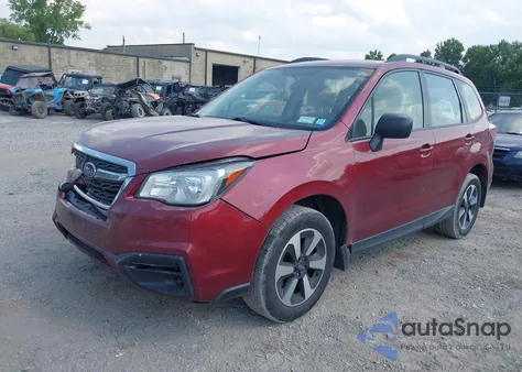 2017 Subaru Forester 2.5I z USA, uszkodzony, nr VIN JF2SJABC6HH425594